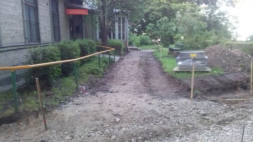 Ceļa remonti Strazdumuižas ciematā