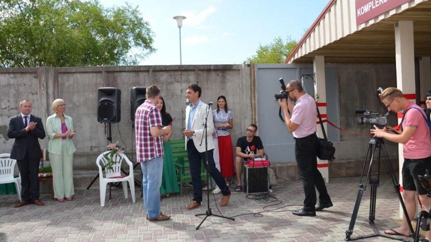 Liepājas pludmales pieejamības kompleksa cilvēkiem ar invaliditāti atklāšana 02.08.2013.