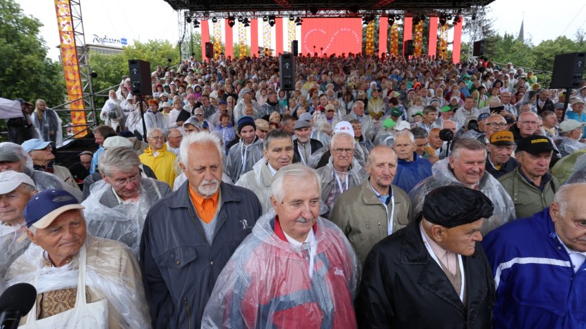 Ģenerālmēģinājums pirms koncerta.<br> Foto - Evija Trifanova