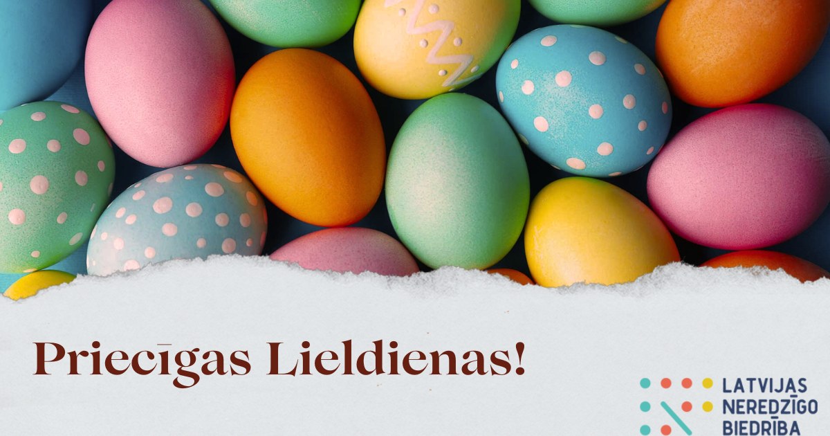 Priecīgas Lieldienas!
